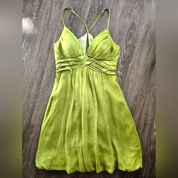 Madeline's Dresses & Skirts - 100% Silk Knee Length Cocktail Dress with Fitted Bodice
